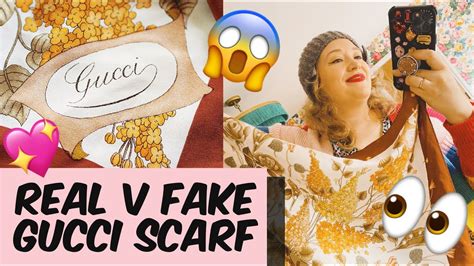 fake gucci scarf vs real|authentic gucci silk scarf.